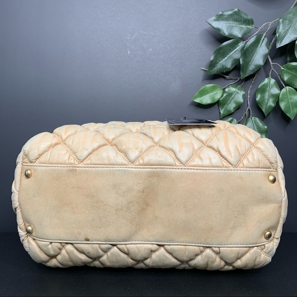 CHANEL • BUBBLE QUILT BOWLER BAG W/ CARD &DUST BAG - Picture 11 of 14